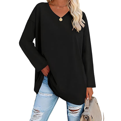 Long Sleeve V-Neck Sweater