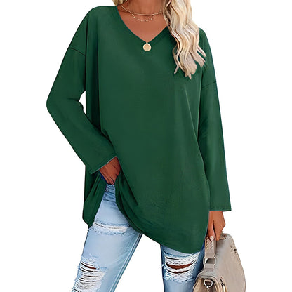 Long Sleeve V-Neck Sweater