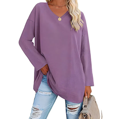 Long Sleeve V-Neck Sweater