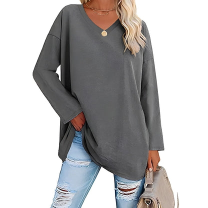 Long Sleeve V-Neck Sweater