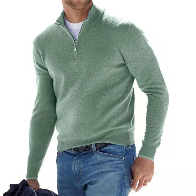 The Ideal Zip Sweater for a Polished Look