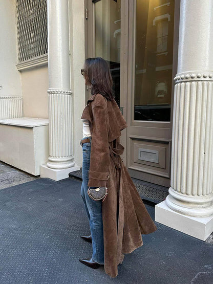 Leather Trench Coat