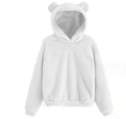 Fluffy Hooded Hoodie - LONDON Wardrobe