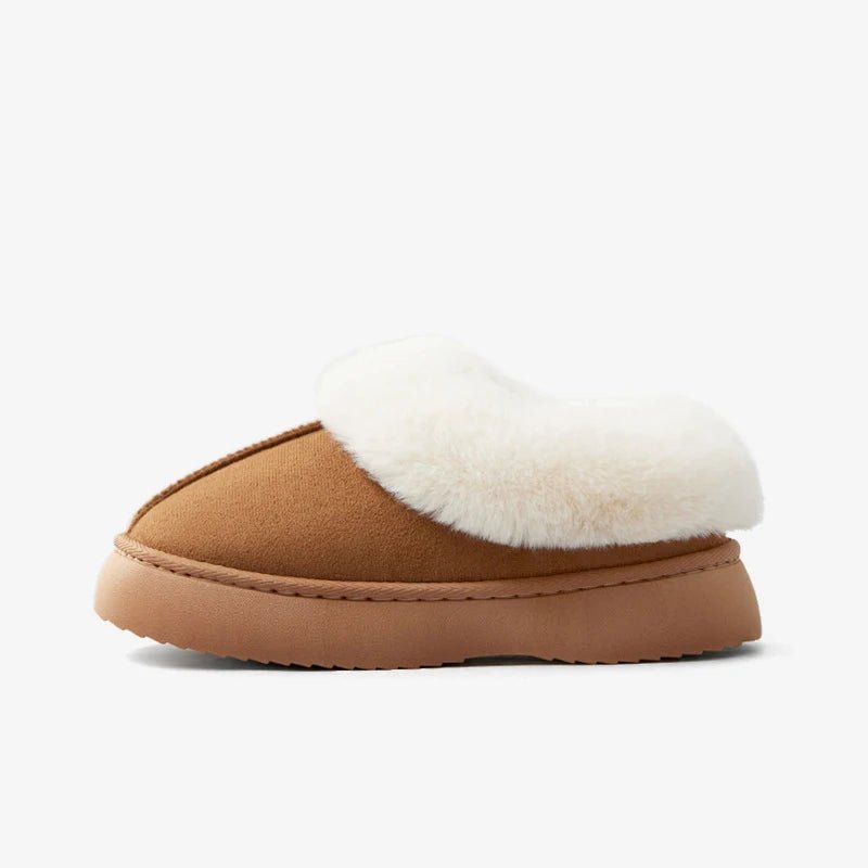 Fur Snow Slippers - LONDON Wardrobe