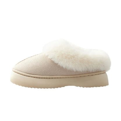 Fur Snow Slippers - LONDON Wardrobe