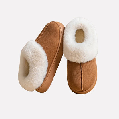 Fur Snow Slippers - LONDON Wardrobe