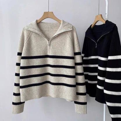 Knit Half - Zip - LONDON Wardrobe